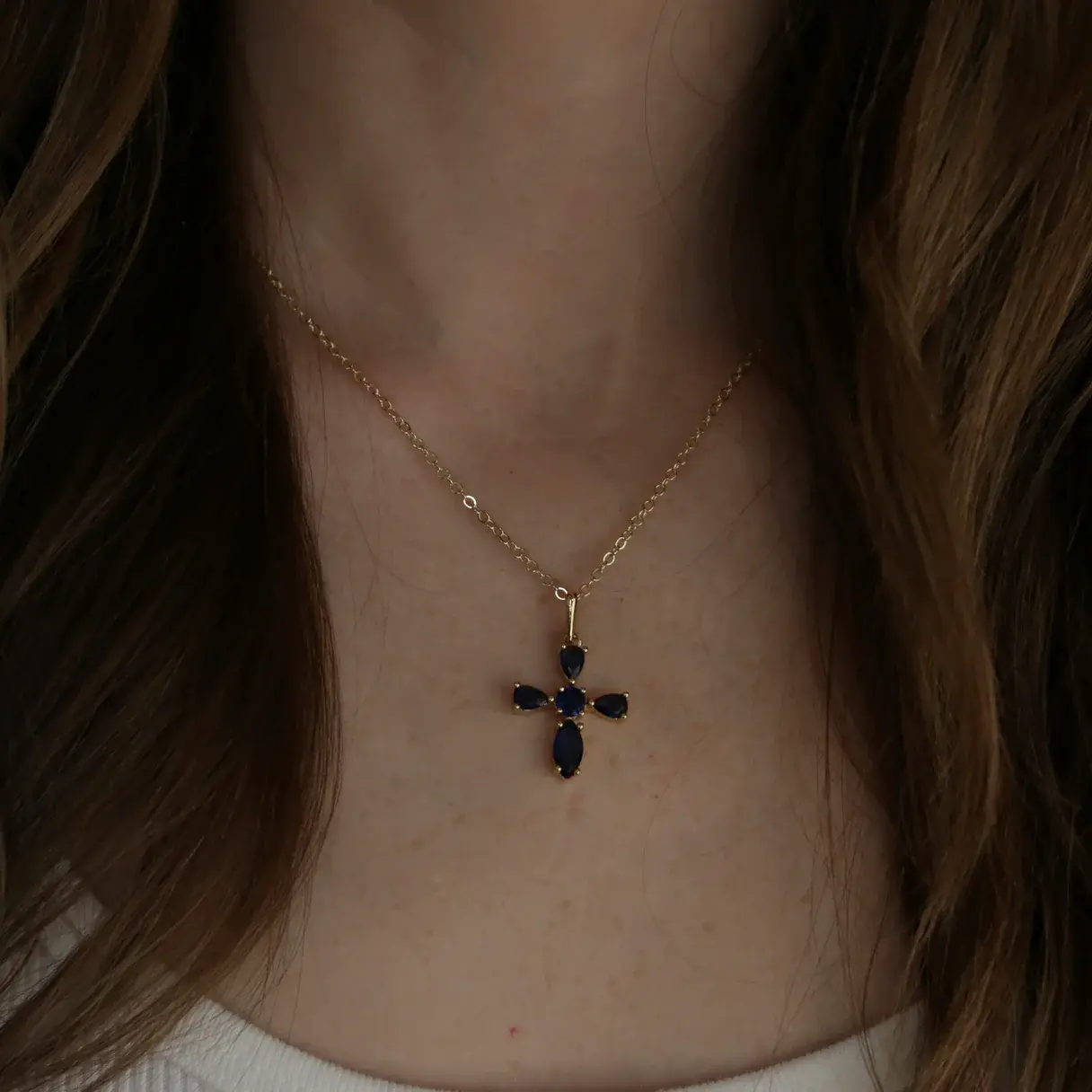 Calming Cross Necklace