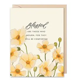 Blessed Are Those Who Mourn Christian Sympathy Card