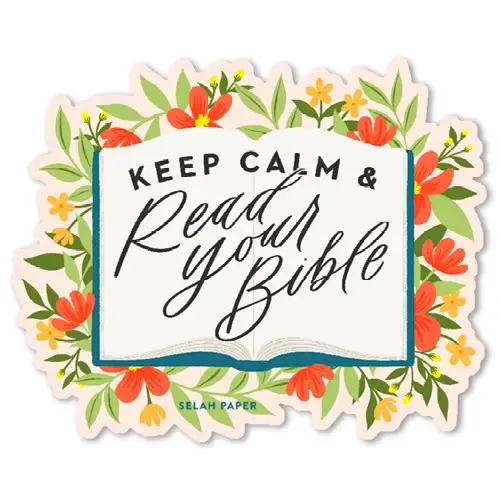 Sticker - Keep Calm & Read Your Bible