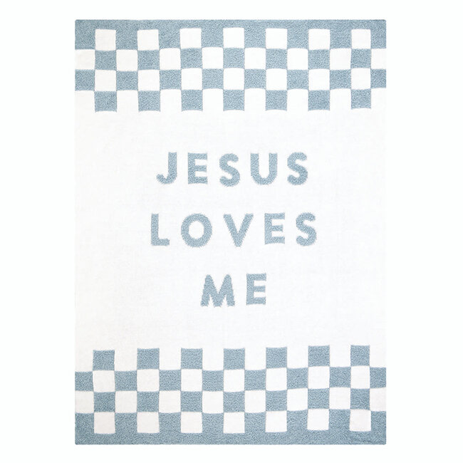 Kanodia Plush Blanket - Jesus Loves Me