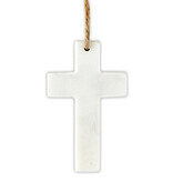 Marble Ornament - Cross