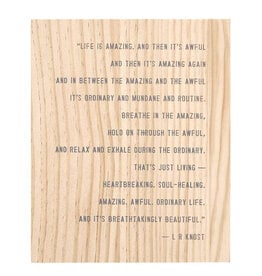 Greeting Card Set with Wood Box - Life is Amazing