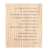 Greeting Card Set with Wood Box - Life is Amazing