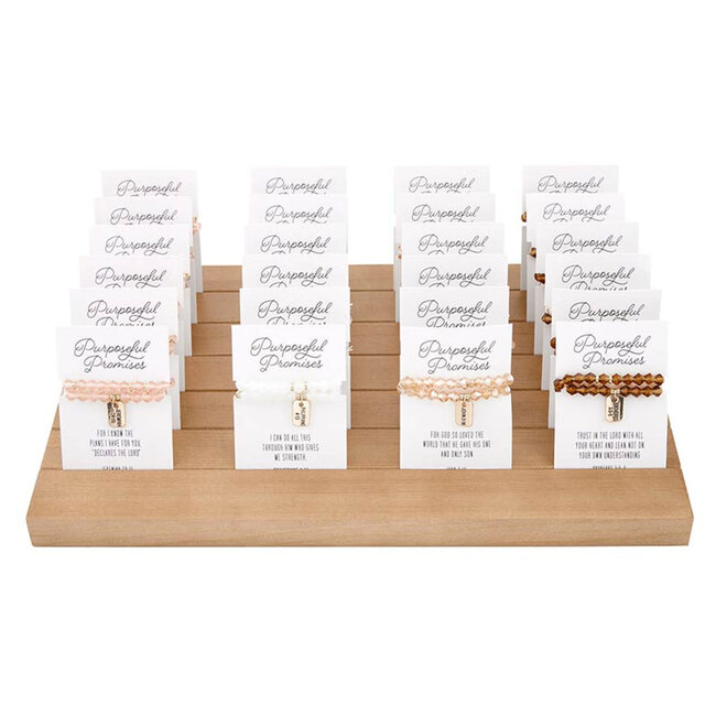 Glass Bead Tag Bracelet