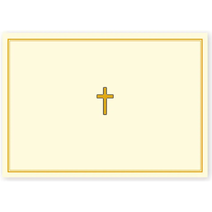 Gold Cross Note Cards