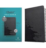 NLT Student Bible, Thinline Reference, Filament Enabled (LeatherLike, Overflow Black, Indexed, Red Letter