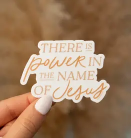 Power in the Name of Jesus Sticker