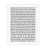 Psalm 91 Art Print 8x10