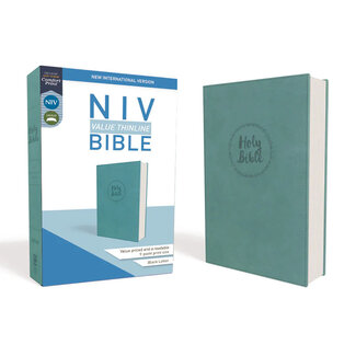 NIV Value Thinline Bible - Turquoise