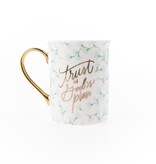 Gold Handle Mug Trust In Gods Plan