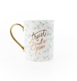 Gold Handle Mug Trust In Gods Plan