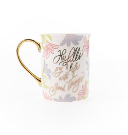 Gold Handle Mug He Fills My Life With Good Things