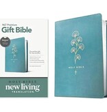Premium Gift Bible NLT, Filament Enabled (LeatherLike, Teal Cross, Red Letter)