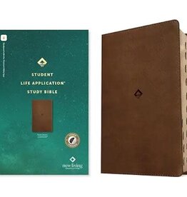 NLT Student Life Application Study Bible, Filament Enabled (LeatherLike, Rustic Brown, Indexed, Red Letter)