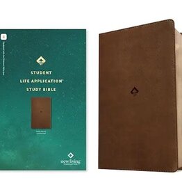 NLT Student Life Application Study Bible, Filament Enabled (LeatherLike, Rustic Brown, Red Letter)