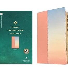NLT Student Life Application Study Bible, Filament Enabled (LeatherLike, Ombre Pink, Indexed, Red Letter)