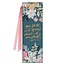 Bookmark Faux Leather Teal Be Still. Ps. 46:10