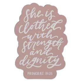 Magnet Pink Strength & Dignity Prov. 31:25