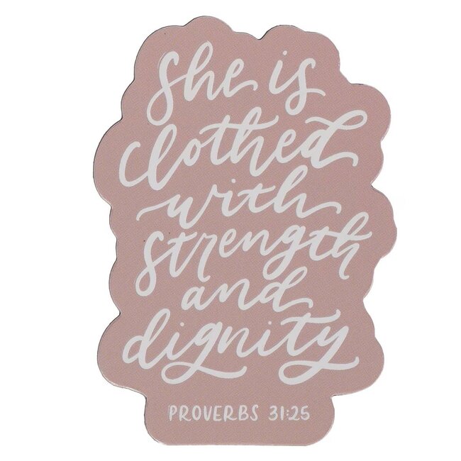 Magnet Pink Strength & Dignity Prov. 31:25