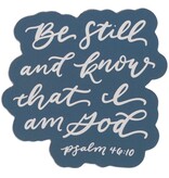 Magnet Teal Be Still Ps. 46:10