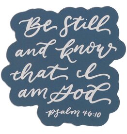Magnet Teal Be Still Ps. 46:10