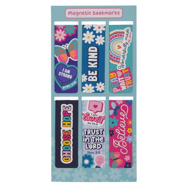 Magnetic Bookmark Set I Am Strong Prov. 31:25