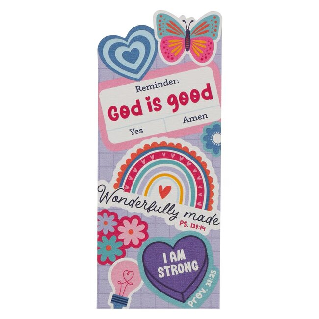 God is Good Sticker Premium Cardstock Bookmark