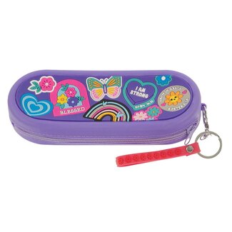 Shine for Jesus Purple Silicone Pencil Case