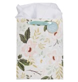 He is Our Peace Green Floral Large Portrait Gift Bag - Ephesians 2:14