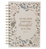 Everything Beautiful in Its Time Spiral Journal - Ecclesiastes 3:11
