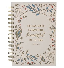 Everything Beautiful in Its Time Spiral Journal - Ecclesiastes 3:11