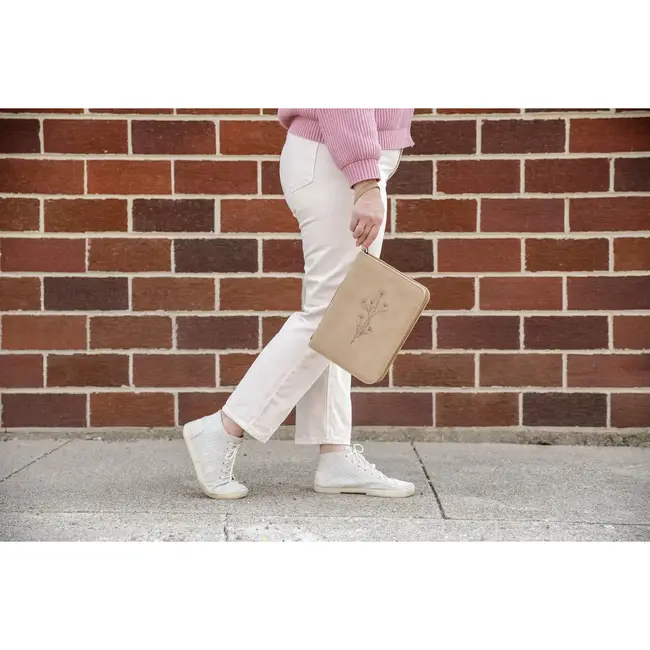 Bible Cover, Bible Case, Book Holder, Floral, Debossed