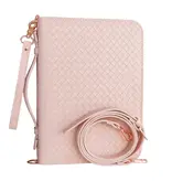 Bible Cover, Weave Bible Case, Crossbody Blush