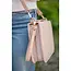Bible Cover, Weave Bible Case, Crossbody Blush
