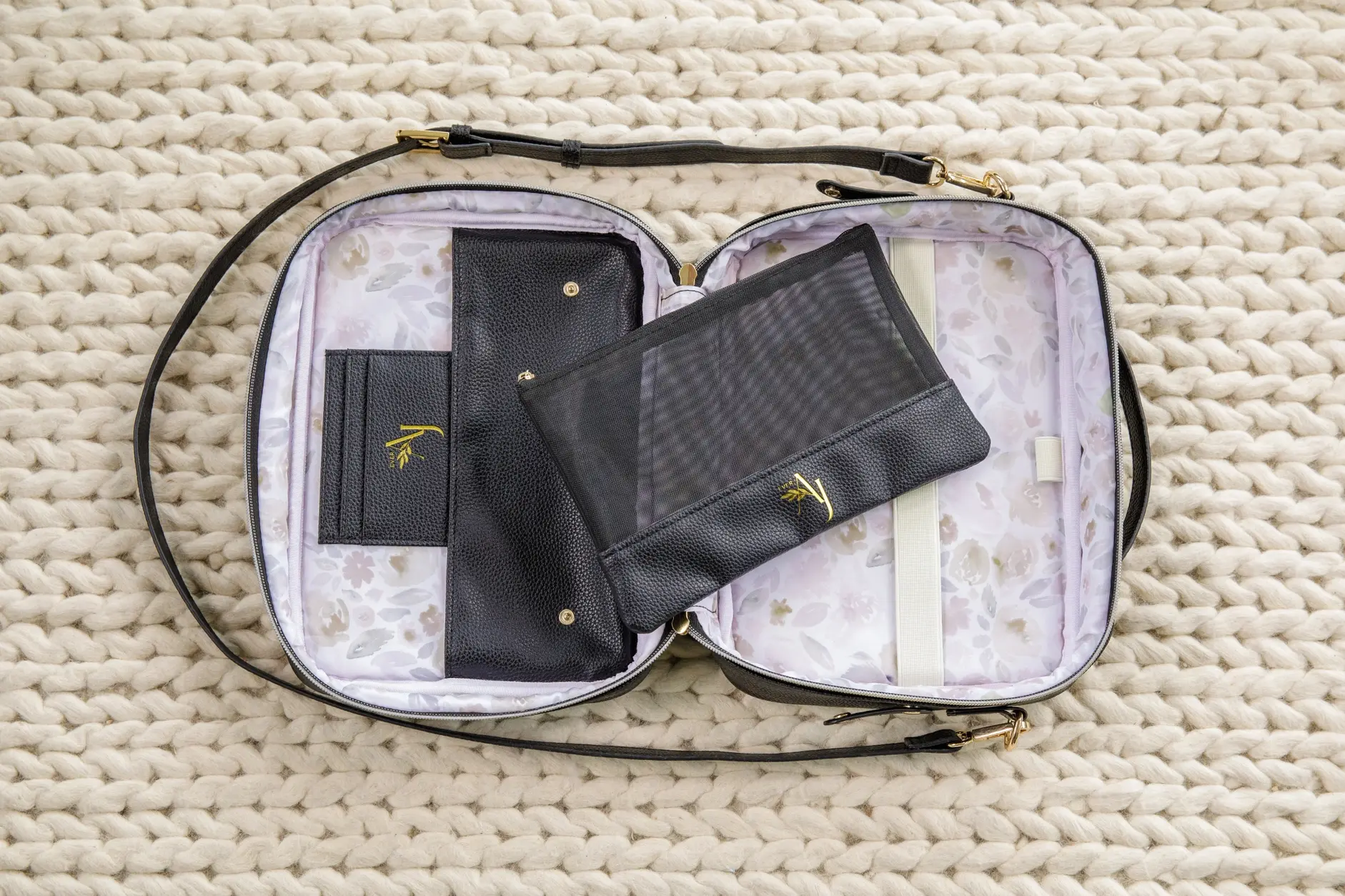 Bible Cover, Bible Bag, Bible Crossbody Bag, Black