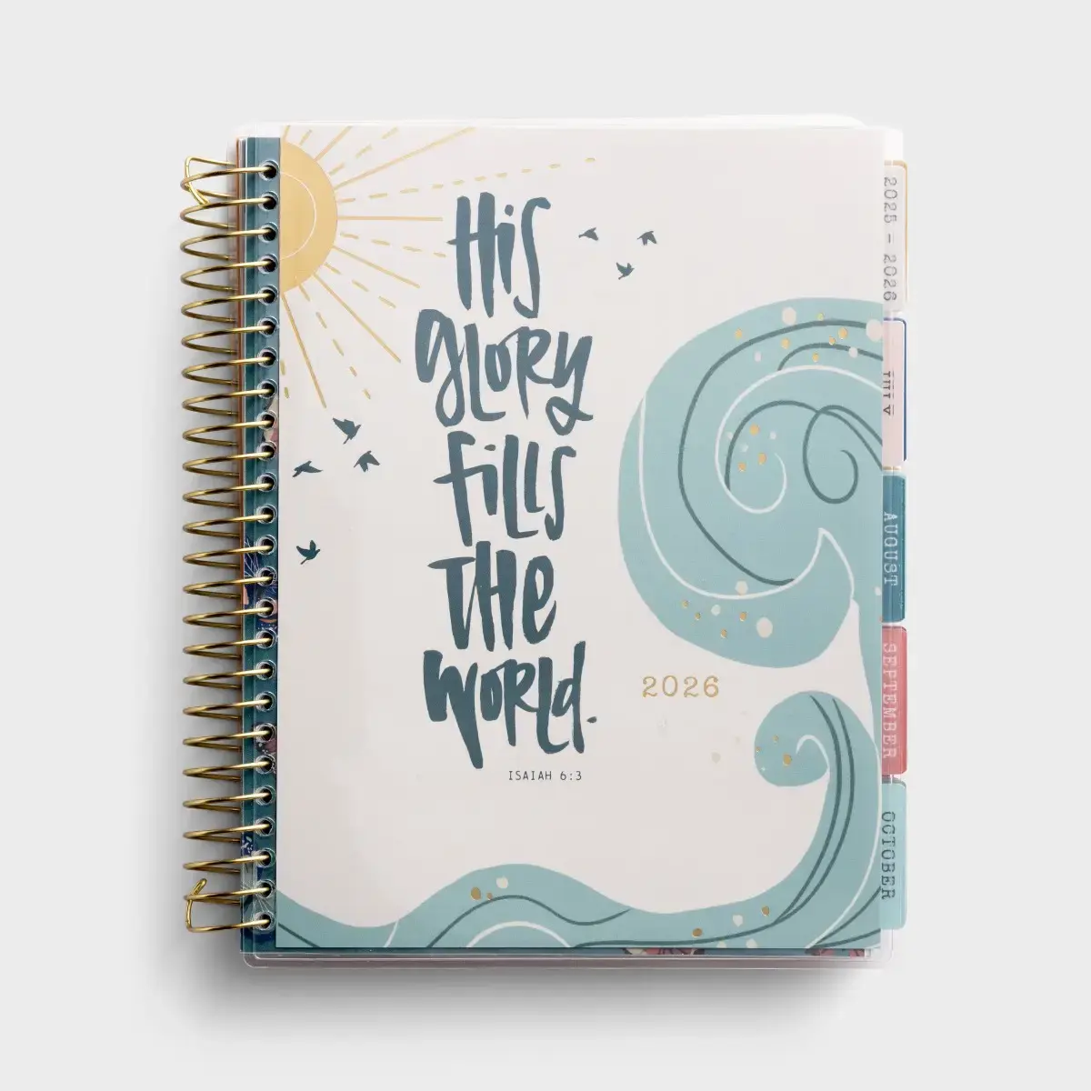 Katygirl -His Glory Fills the World -2025-2026 18-Month Premium Devotional Planner