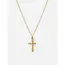 Textured Cross Necklace