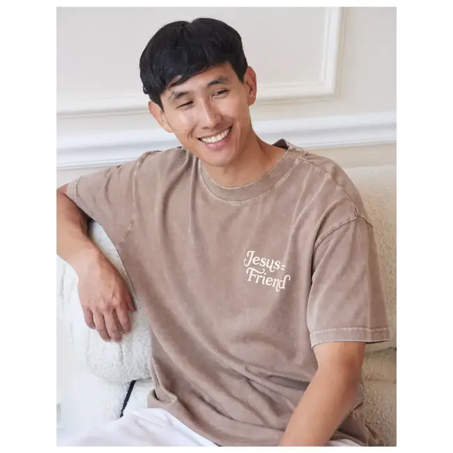 What A Friend in Jesus Brown Unisex Tee