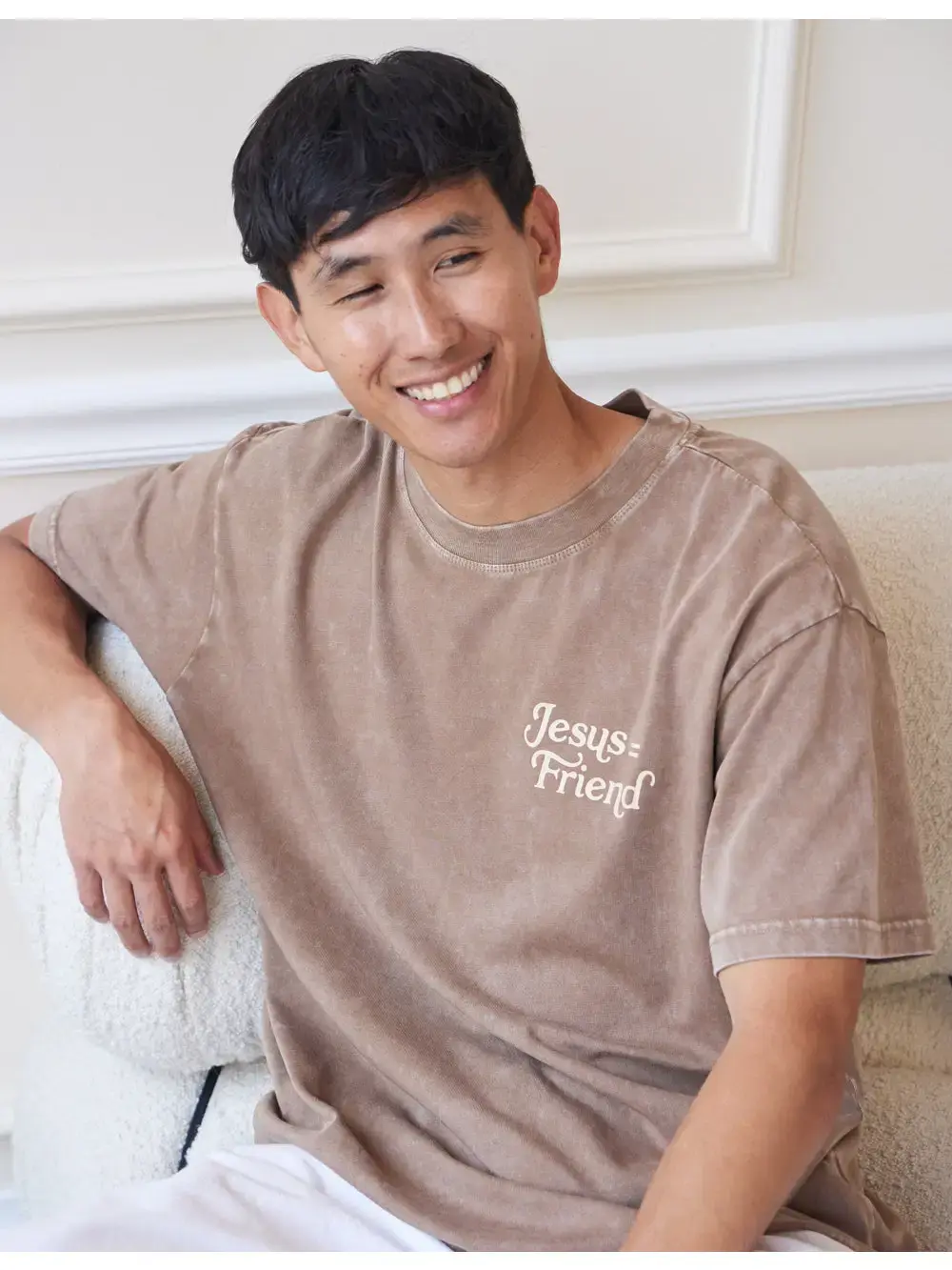 What A Friend in Jesus Brown Unisex Tee