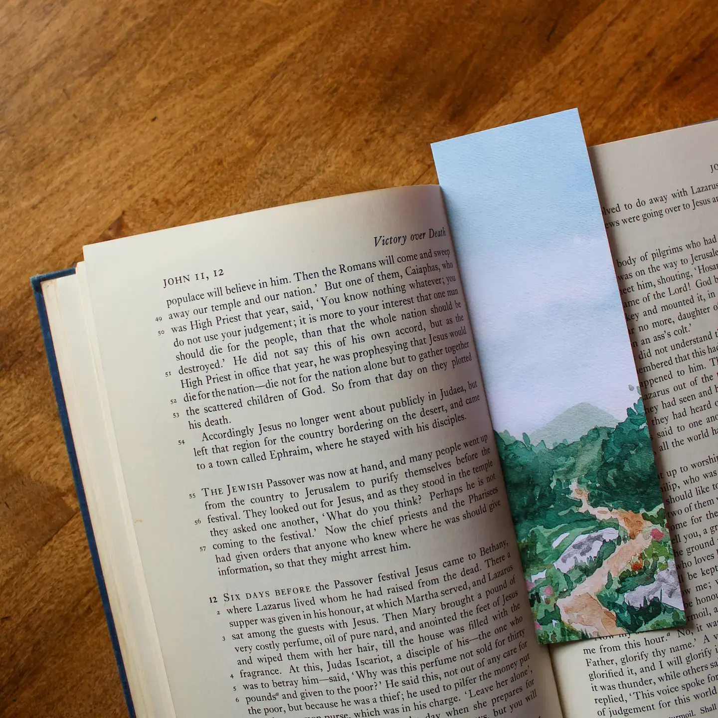 Narrow Path Bible Verse Bookmark