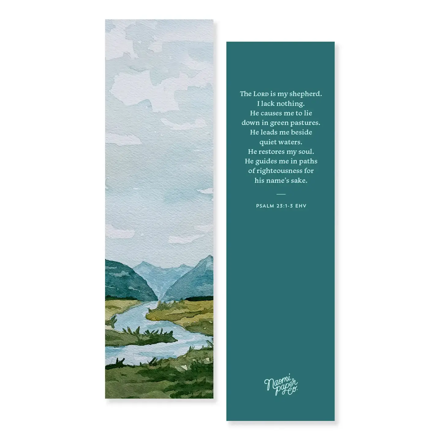 Psalm 23 Bible Verse Bookmark