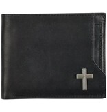 Silver Cross Black Genuine Leather Wallet