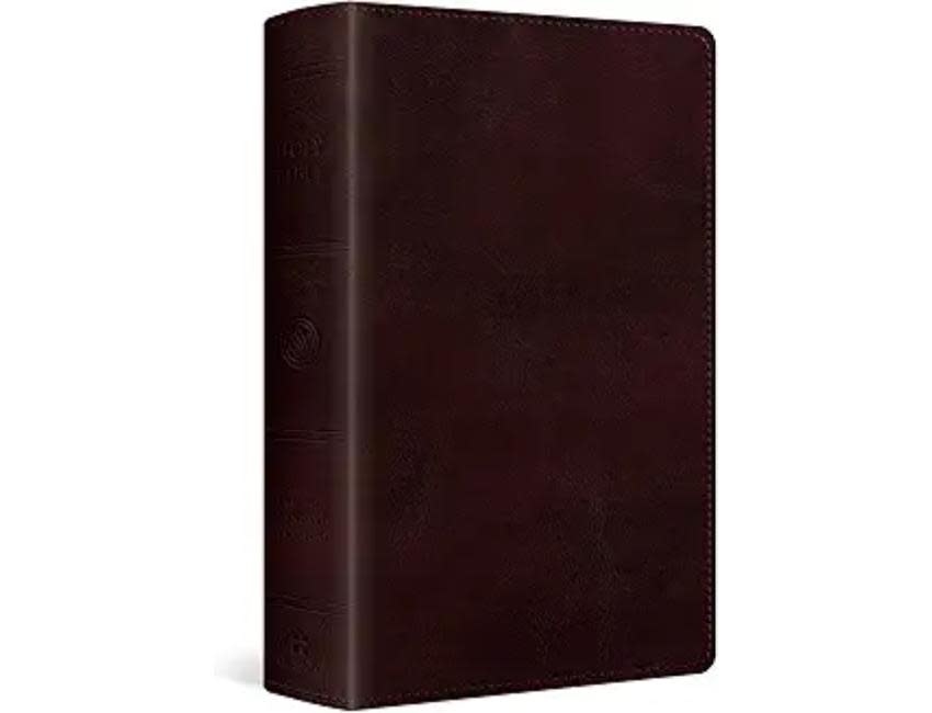 ESV Large Print Personal Size Bible, Red Letter TruTone, Mahogany