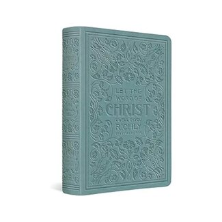 ESV Illuminated Bible, Art Journaling Edition TruTone, Paris Sky, Colossians 3:16 Design