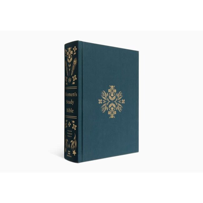 ESV Women's Study Bible - Cloth Over Board, Dark Teal