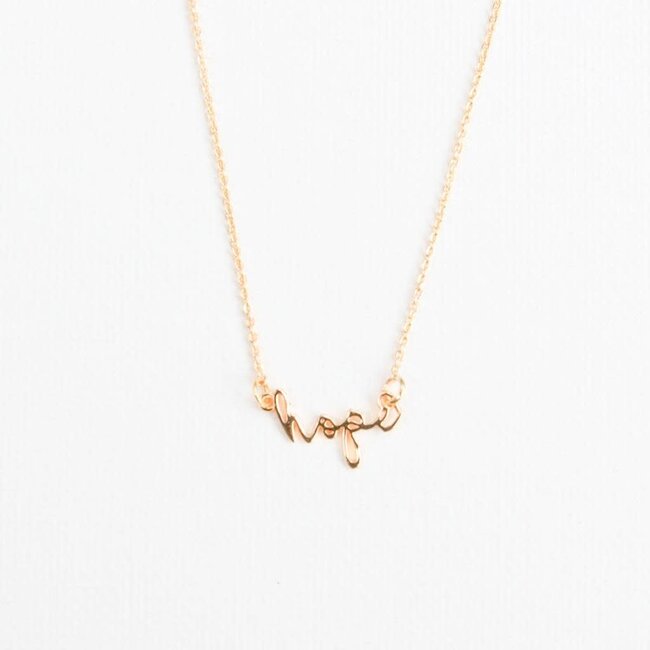Necklace "Hope" Gold