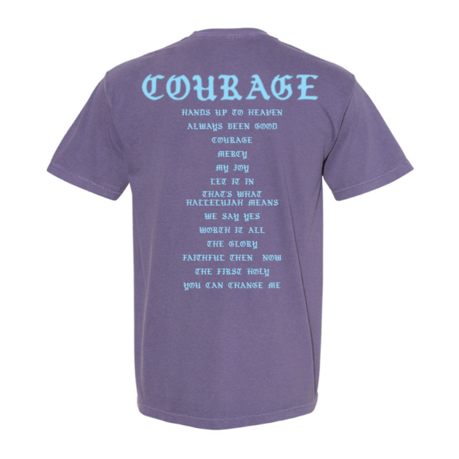 Seacoast Music Courage Shirt - Grape