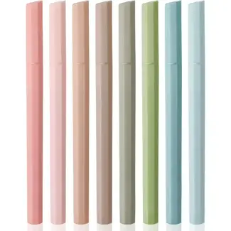 Mr. Pen - Octagonal Aesthetic Highlighters 8 Pack Warm Neutrals