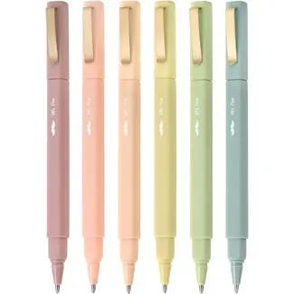 Mr. Pen - Aesthetic Pens 6 Pack, Black Ink, Fast Dry