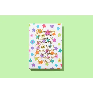"A Dream in your Heart" Hardcover Notebook